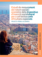 Portada del cuaderno 'Treball als barris'